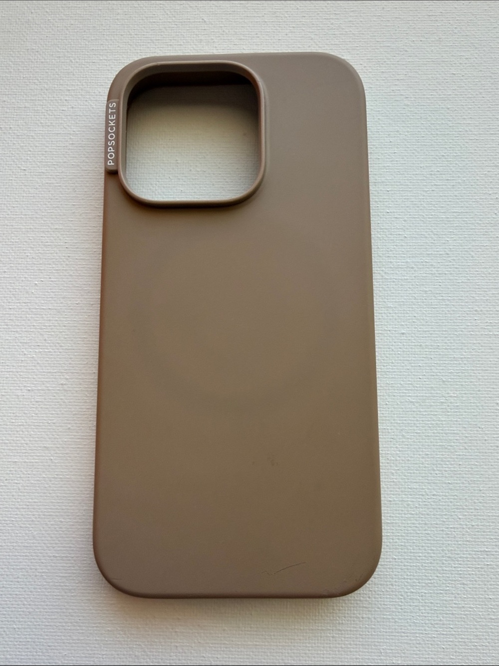 POPSOCKETS Brown Silicone Phone Case